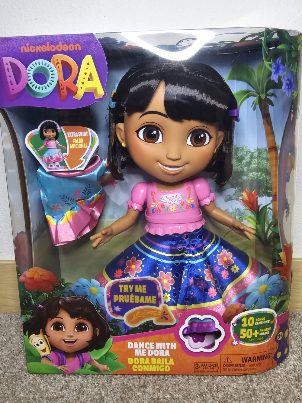 Nickelodeon Dora Dance With Me Doll - Pink, Blue & Purple